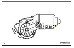 Toyota RAV4. Inspect front wiper motor