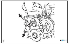 Toyota RAV4. Remove crankshaft position sensor (see page es-402)